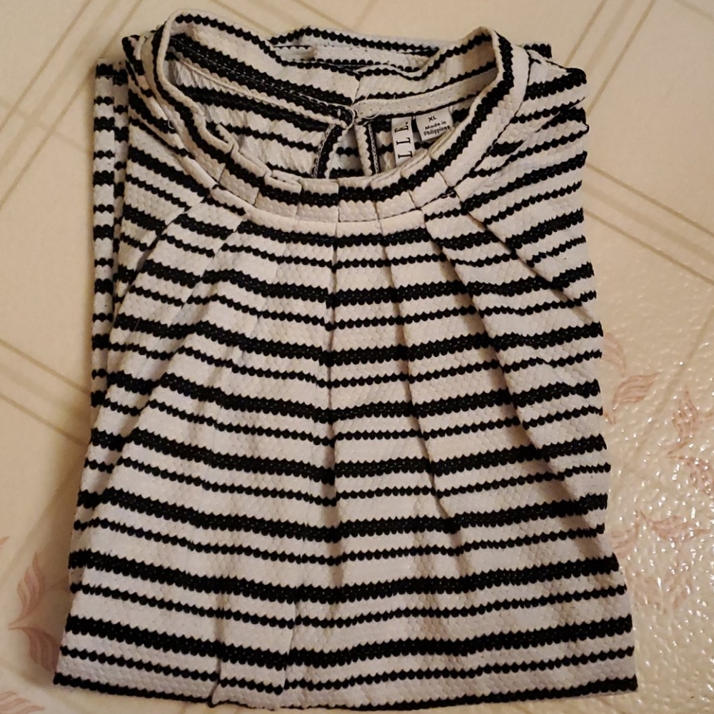 Elle High Neck Dress Shirt